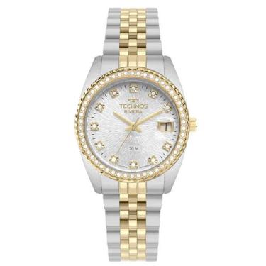 Imagem de Relógio Technos Riviera 2117LFS/1K Bicolor Feminino