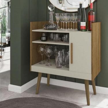 Imagem de Aparador Cantinho do Café II Bechara Cinamomo/Off White - Ofertamo