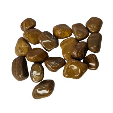 Imagem de Pedra Jaspe Amarelo 4 a 6 cm Rolada 500g Natural