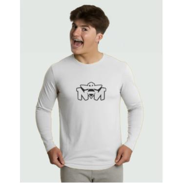 Imagem de Camiseta Manga Longa UV Branca  Natan por Aí NN