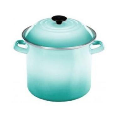 Imagem de STOCKPOT LE CREUSET EM AÇO INOX ESMALTADO 22CM 7,6L AZUL COOL MINT 56000084960003