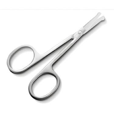 Imagem de Tesoura Sem Ponta Para Aparar Pelos Do Nariz, Barba, Bigode