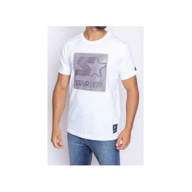 Imagem de Camiseta Básica Masculina Estampada Branca T962A - Starter