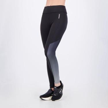 Imagem de Calça Legging Rainha Degrade Feminina Preta e Cinza, G