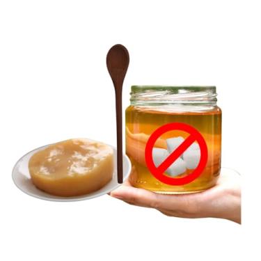 Imagem de Kombucha Zero Açúcar Jun Scoby Colônia Viva Chá + Colher de Pau