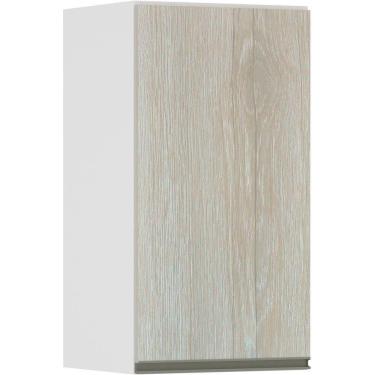 Imagem de Armário Perola 35cm 1 Porta Branco Polar C/Legno Crema