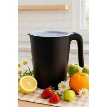 Imagem de Jarra 1,8L com Tampa Ideal para Sucos, Água e Bebidas plástico resiste