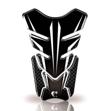 Imagem de Protetor De Tanque Adesivo Listra, Moto Honda, Yamaha E Suzuki Cores Diversas Cinza