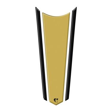 Imagem de Adesivo Faixa Gravata Resinado Tanque Moto Honda Dourado Dourado E Preto