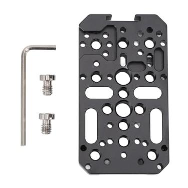 Imagem de Placa de queijo multifuncional para câmera com rosca de 1/4 3/8 e suporte de sapata fria para gaiola de câmera DSLR