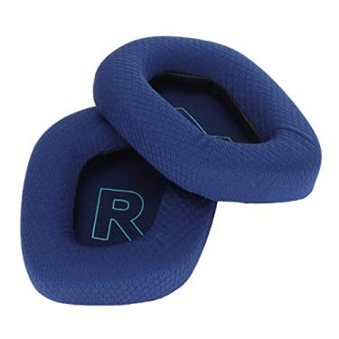 Imagem de SUNGOOYUE Almofadas de Substituição para Fone de Ouvido G733, Espuma de Memória Com Malha Respirável, Design de Isolamento de Som, Compatível Com Jogos e Música (Azul)