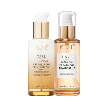 Imagem de Kit Keune Satin Oil Lumi Coat Supreme Cream (2 produtos)