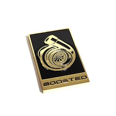 Imagem de Coyote Badge Shop - Emblema GT350 Style Boosted (Branco) (Dourado)
