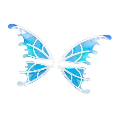 Imagem de SPYMINNPOO Asas de Fada, Luz LED Elétrica Mudando Asa de Princesa Com Alças Ajustáveis ​​Música para Fantasias de Festa de Halloween para Meninas de 4 a 12 Anos (Luz quente (alimentada por bateria))