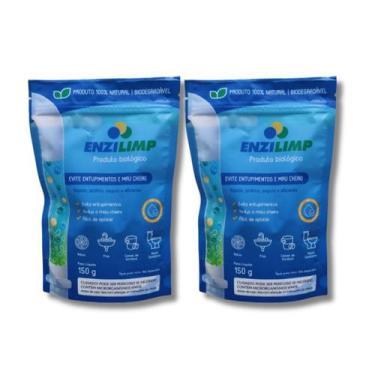 Imagem de Kit 2x Enzilimp Ação Enzimática P/ Cano E Caixa De Gordura 150g