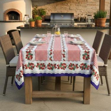 Imagem de Metro toalha de mesa retangular plástica térmica estampada - UZOO