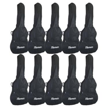 Imagem de Kit 25 Capas para Violão Clássico Acústico Preta Thomaz