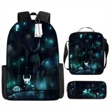 Imagem de Conjunto de mochilas Hollows Knights Hornets Cartoon Kids School
