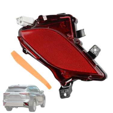 Imagem de Getfarway 81480-0E060 Lâmpada refletora de para-choque traseiro do lado do passageiro adequada para Toyota Highlander 2020 2021 2022 2023 lado direito