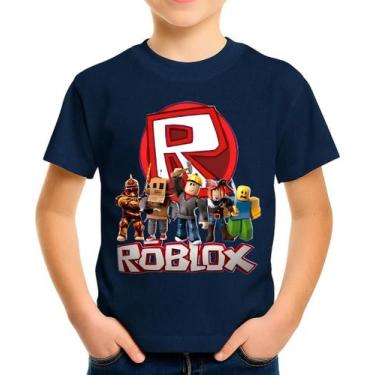 Imagem de Camiseta Camisa Blusa Infantil Juvenil Gamer Roblox MD5 - Casetal, Azu