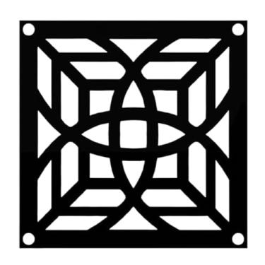 Imagem de Placas decorativas de MDF na cor preta divisória de ambiente painel premium placas decorativas para divisória para Casa e Escritório(kIT 6 peças)