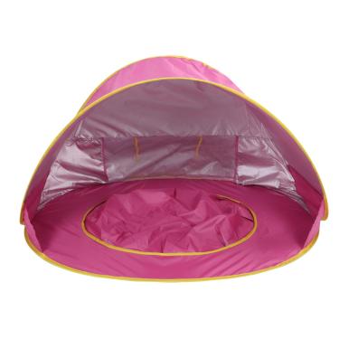 Imagem de GOWENIC Barraca de Praia Portátil, Abrigo Solar, Barraca de Praia Pop-up Com Piscina para Bebês, Perfeita para Escapadelas de Fim de Semana, tafetá de Poliéster, 47,2 X 31,5 X 27,6 pol. (#3)