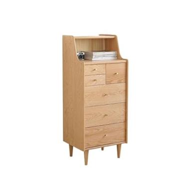 Imagem de Cômodas Cômoda com 6 gavetas, cômoda de madeira para quarto, moderna para corredor, sala estar, armário