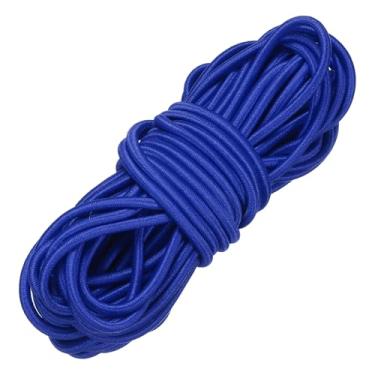 Imagem de PATIKIL Cordão elástico elástico, 1/20.3 cm x 81 cm de poliéster resistente cordas de choque corda elástica caiaque corda para caiaque lona gravata barco barraca acampamento artesanato faça você mesmo