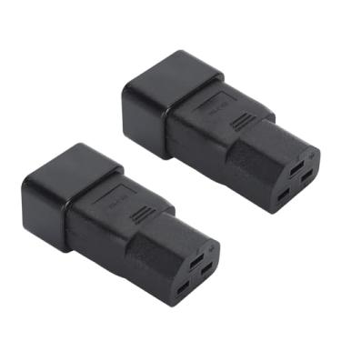 Imagem de KIMISS Adaptador de Energia IEC320 C20 para C21 de 2 Pacotes - Conversor Plug and Play Profissional para UPS, PDU, Servidor e Vários Dispositivos