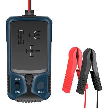 Imagem de LUGU Testador de relé automático, verificador de bateria de 12 V, ferramenta de diagnóstico de relé de carro universal detector de tensão
