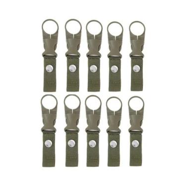 Imagem de Suporte Para Garrafa De Água Em Nylon Com Mosquetão, Gancho Multifunci