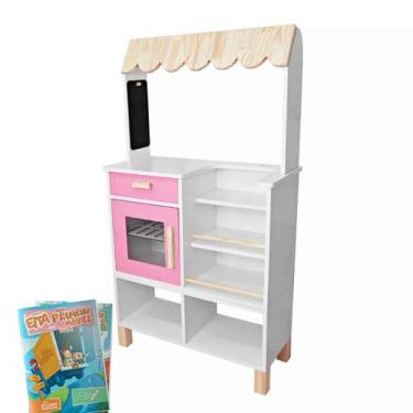 Imagem de Kit Educativo Módulo Crescer Mercadinho Infantil Rosa - Eita Casa Perf