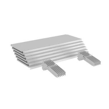 Imagem de Bandeja Amapá para Gôndola Fit 0,25x0,90m Branco - Embalagem com 6 Unidades