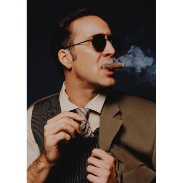 Imagem de Pôster Nicolas Cage Anime Art 30x42cm Papel 150g