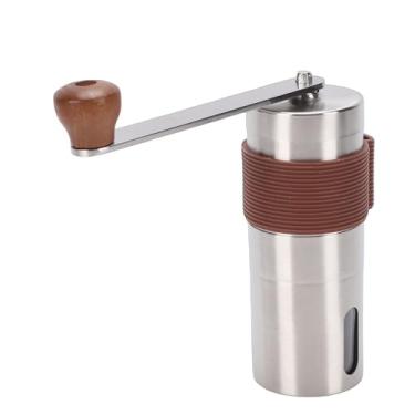 Imagem de Fockety Moedor de café Manual, Moinho de Grãos de café Com Manivela Portátil de Aço Inoxidável, Moedor de Rebarba Cônico para Viagens, Acampamento, Escritório, Expresso, Ao Ar