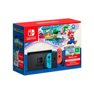 Imagem de Bundle Nintendo Switch + Super Mario Bros. Wonder + 3 Meses de Assinatura Nintendo Switch Online