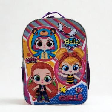 Imagem de Mochila De Costas Menina Infantil Escolar Girls Surprese - ROCIE, Roxo