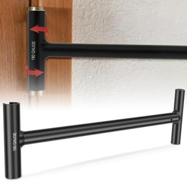 Imagem de MABCIRY Ferramenta de ajuste de dobradiça de porta, kit de chave de ajuste de lacuna de dobradiça, ferramenta de reparo de dobradiça de aço carbono, chave dobradora de dobradiça eficiente e precisa