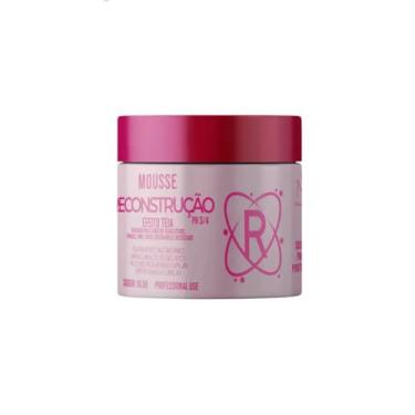 Imagem de Máscara Reconstrução Profunda Nutrição Hidratação Intensa Mousse Tratamento Hair Capilar Fios Fortes Brilho Elasticidade Maciez AntiFrizz Todos os Tipos de Cabelos 300g
