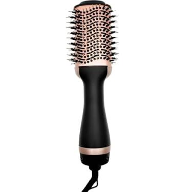 Imagem de Escova Secadora 3 em 1 Alisadora Rotativa Seca e Modela Cabelo de Forma Prática e Rápida