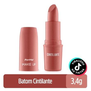Imagem de Batom Panvel Make Up Cintilante Rosa Candy