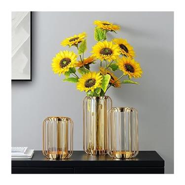 Imagem de x3anggyt5 Decorações criativas de vaso de flores frescas, sala de estar, mesa de jantar, armário de TV, decoração de casa de mesa, decorações de vaso adequadas para uso interno