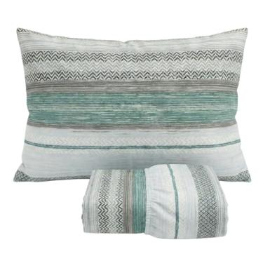 Imagem de Jogo de Lençol Cama Solteiro Malha 100% Algodão 2 Peças Estampado Com Elástico Toque Macio Cozzilar (Modelo 4)