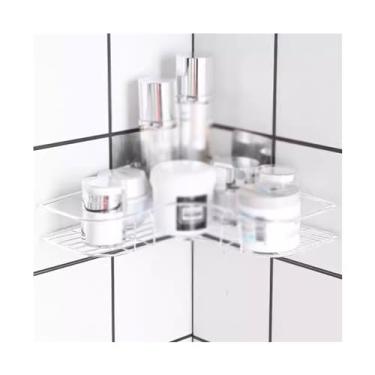 Imagem de Suporte de escova de dentes Suporte de escova de dentes de ferro Suporte de lâmina pendurado preto e branco Suporte de escova de dentes adequado para pasta de dentes e escova de dentes de cosméticos