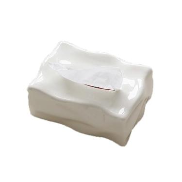 Imagem de Capa para caixa de lenços de papel Caixa de lenços papel criativa para decoração sala estar, mesa jantar, centro e escrivaninha(Yellow)