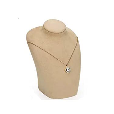 Imagem de KHUTRW3D Suportes organizadores de joias, colar, corrente, busto, expositor, colares, manequim, colar, busto, busto, busto para meninas, mulheres, suporte de exibição de joias (pequeno)