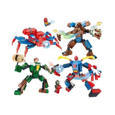 Imagem de Figuras De Blocos De Montar Marvel Mini Caixa Surpresa Homem-Aranha Ho