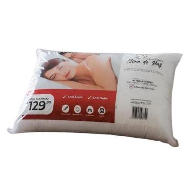 Imagem de Travesseiro 50x70cm Fibra De Silicone Sono De Paz