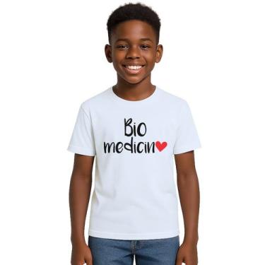 Imagem de Camiseta Biomedicina Coração Universitária Personalizada - Use P4, Bra