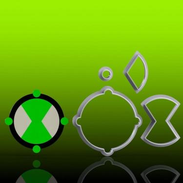 Imagem de Cortador Ben 10 Omnitrix Mod 2 Modular Tamanho 6cm